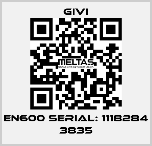 EN600 Serial: 1118284 3835 Givi