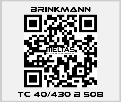 TC 40/430 B 508 Brinkmann