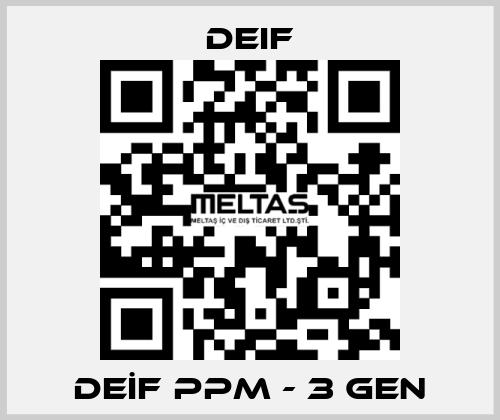 DEİF PPM - 3 GEN Deif
