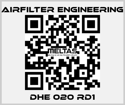 DHE 020 RD1 Airfilter Engineering