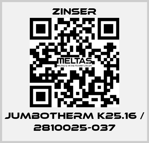 JUMBOTHERM K25.16 / 2810025-037 Zinser