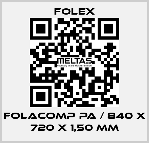 Folacomp PA / 840 x 720 x 1,50 mm Folex