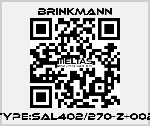 TYPE:SAL402/270-Z+002 Brinkmann