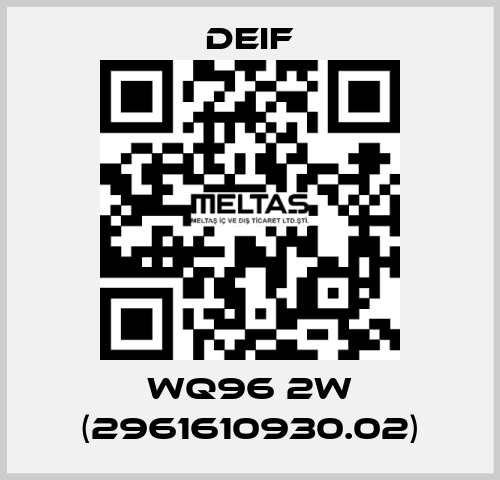 WQ96 2W (2961610930.02) Deif