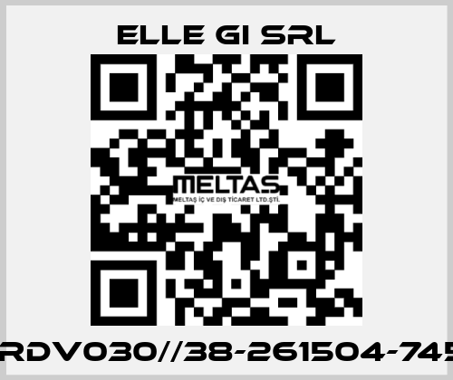 MRDV030//38-261504-7457 ELLE GI SRL