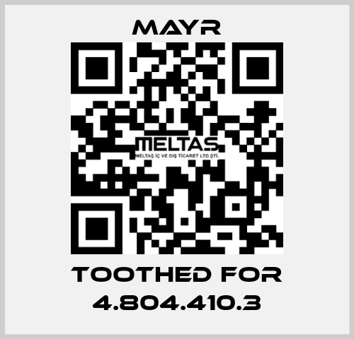 toothed for 4.804.410.3 Mayr