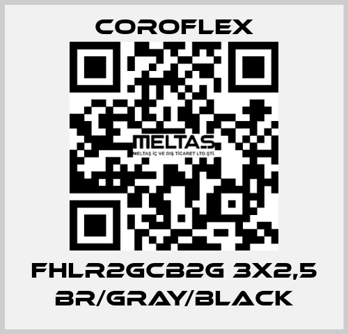 FHLR2GCB2G 3x2,5 Br/Gray/Black COROFLEX