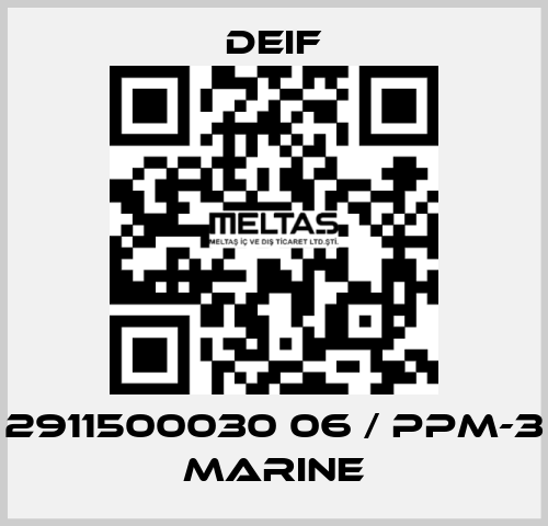 2911500030 06 / PPM-3 Marine Deif