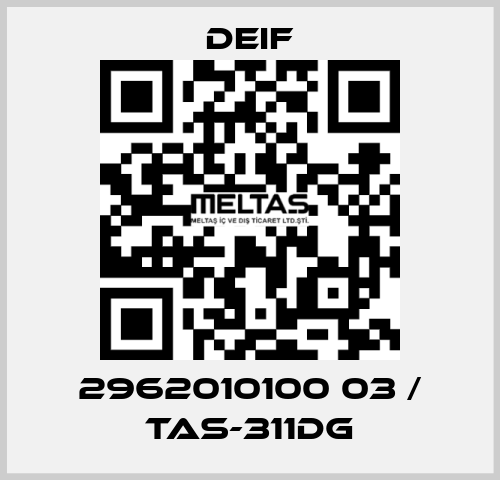 2962010100 03 / TAS-311DG Deif