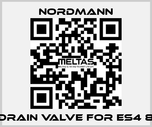 drain valve for ES4 8 Nordmann
