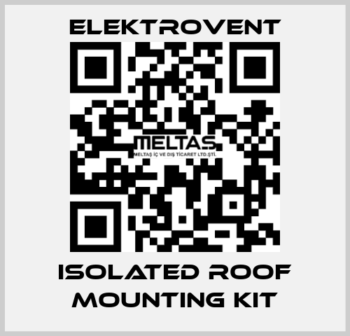 Isolated roof mounting kit ELEKTROVENT