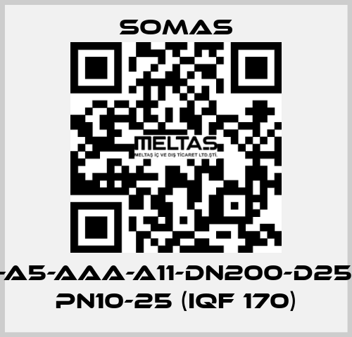 MTV-A5-AAA-A11-DN200-D25-B20 PN10-25 (IQF 170) SOMAS