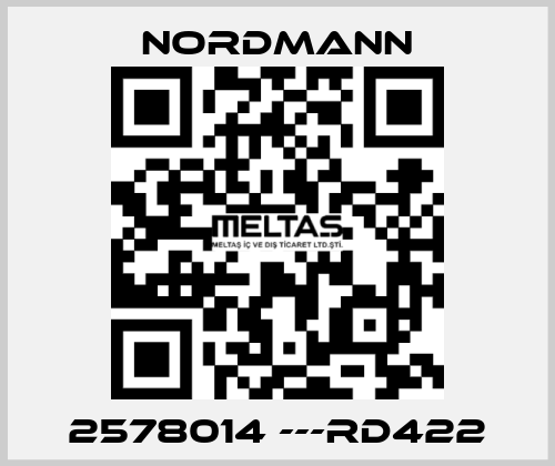 2578014 ---RD422 Nordmann