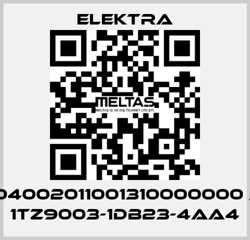 04002011001310000000 / 1TZ9003-1DB23-4AA4 ELEKTRA