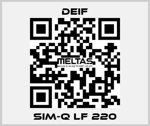 SIM-Q LF 220 Deif