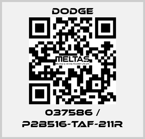 037586 / P2B516-TAF-211R Dodge