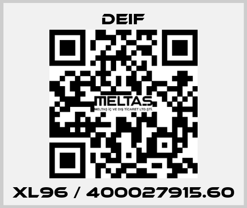 XL96 / 400027915.60 Deif
