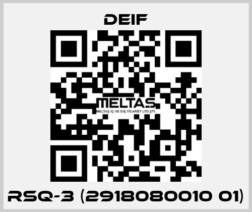 RSQ-3 (2918080010 01) Deif