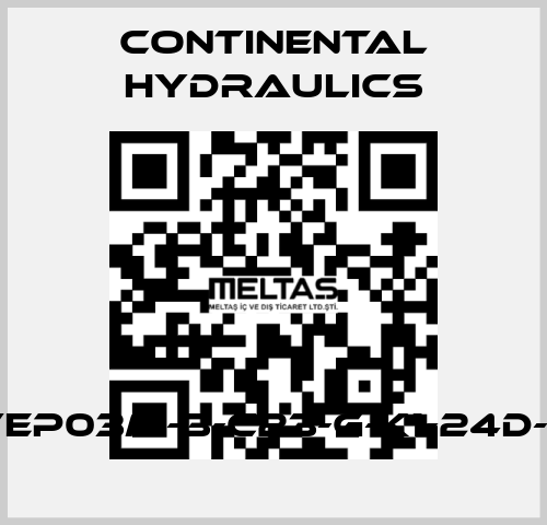 VEP03M-3-C23-G-K1-24D-B Continental Hydraulics