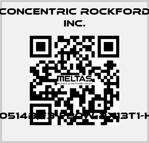 21061510514B,f3-F20W-2X13T1-H12D10R Concentric Rockford Inc.