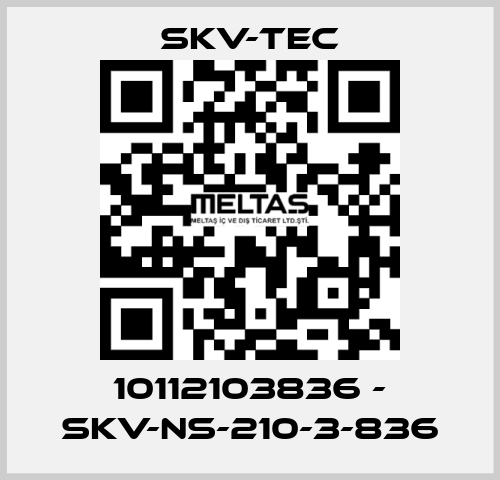10112103836 - SKV-NS-210-3-836 SKV-tec