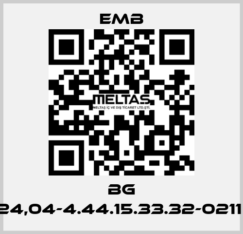 BG 24,04-4.44.15.33.32-0211  Emb