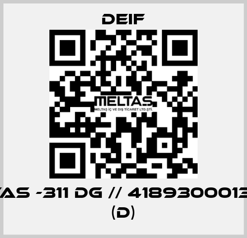 TAS -311 DG // 41893000131 (D) Deif