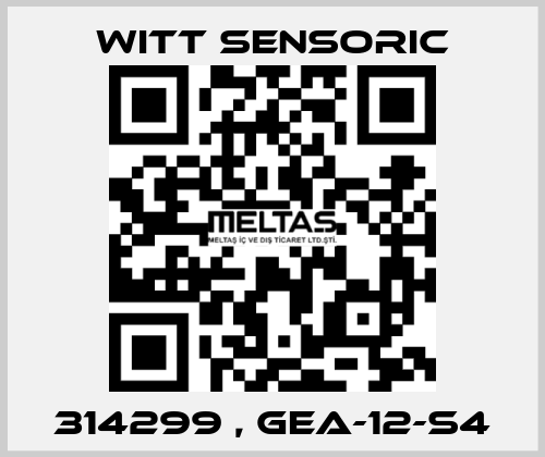 314299 , GEA-12-S4 Witt Sensoric