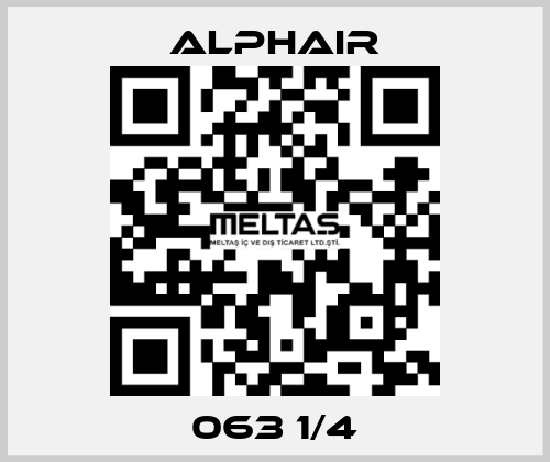 063 1/4 Alphair