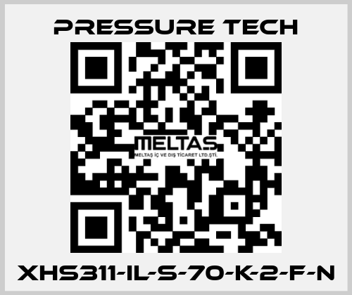 XHS311-IL-S-70-K-2-F-N Pressure Tech