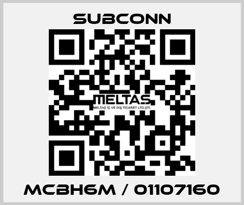 MCBH6M / 01107160 SubConn