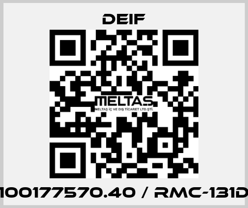 100177570.40 / RMC-131D Deif