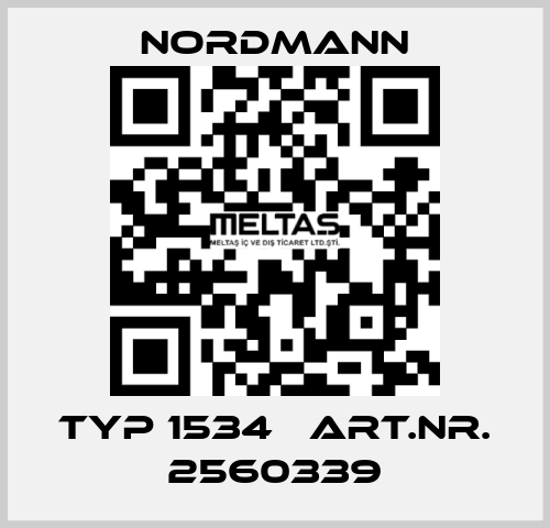 Typ 1534   Art.nr. 2560339 Nordmann