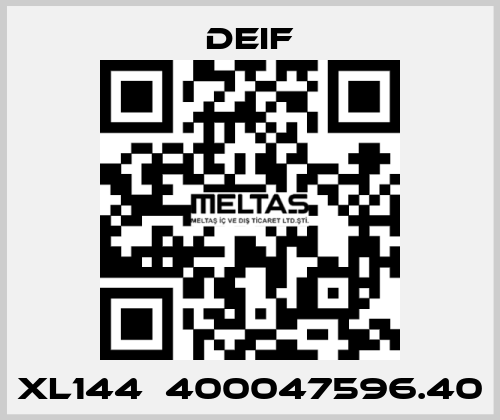 XL144  400047596.40 Deif