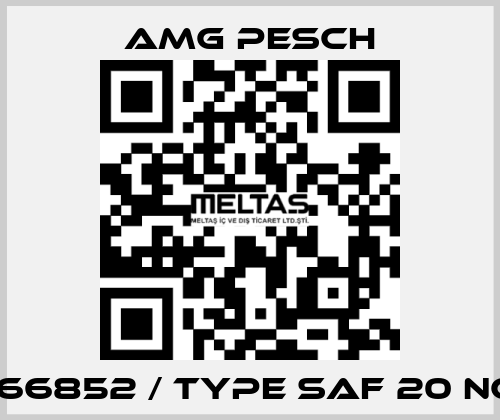 166852 / type SAF 20 NC AMG Pesch