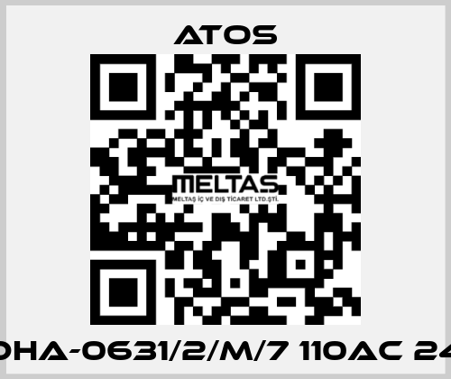 DHA-0631/2/M/7 110AC 24 Atos