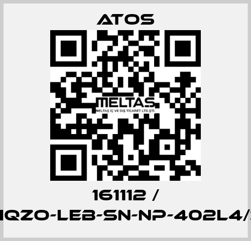 161112 / LIQZO-LEB-SN-NP-402L4/Z Atos