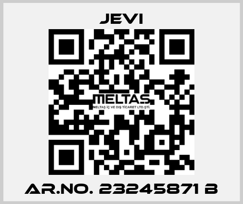 Ar.No. 23245871 B JEVI