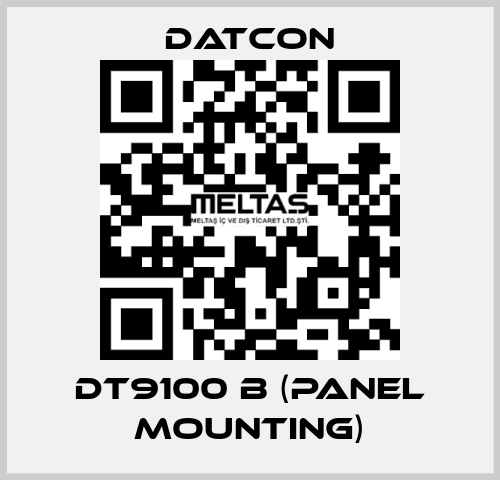 DT9100 B (panel mounting) Datcon
