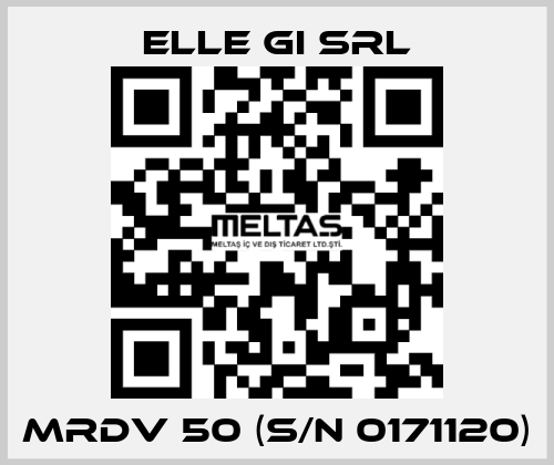 MRDV 50 (S/N 0171120) ELLE GI SRL