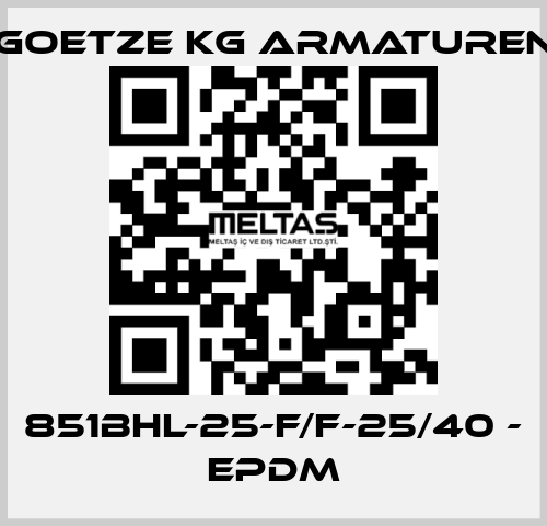 851bHL-25-f/f-25/40 - EPDM Goetze KG Armaturen
