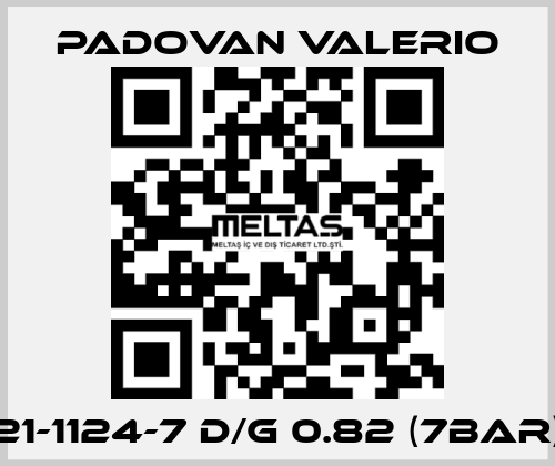 21-1124-7 d/g 0.82 (7bar) PADOVAN VALERIO