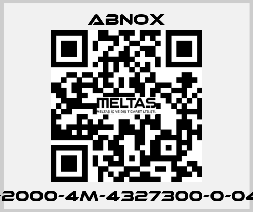 AX-2000-4M-4327300-0-040P ABNOX