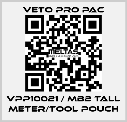 VPP10021 / MB2 Tall Meter/Tool Pouch Veto Pro Pac