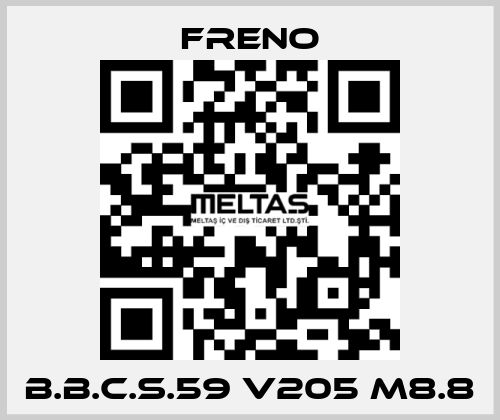 B.B.C.S.59 V205 M8.8 Freno