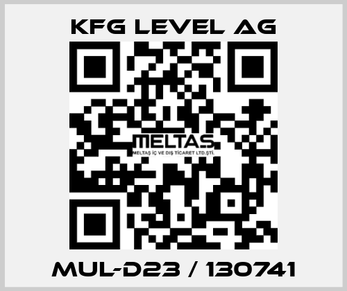 MUL-D23 / 130741 KFG Level AG