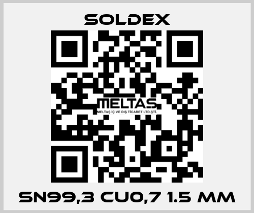 Sn99,3 Cu0,7 1.5 mm SOLDEX
