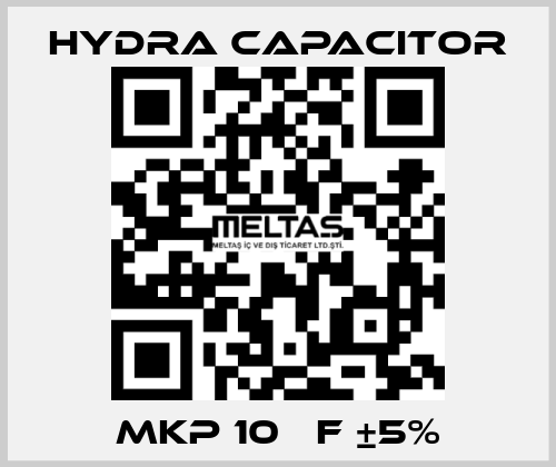 MKP 10 µF ±5% Hydra capacitor