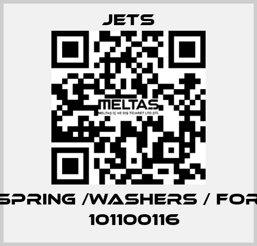 spring /washers / for 	101100116 JETS