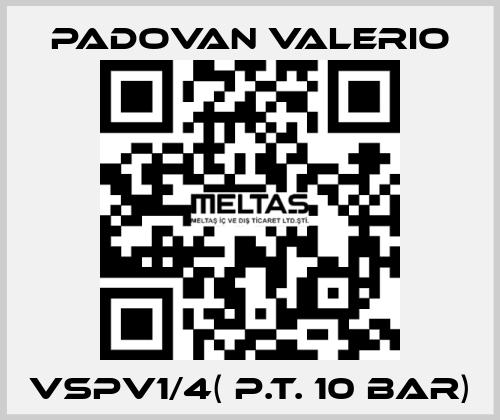 VSPV1/4( p.t. 10 bar) PADOVAN VALERIO